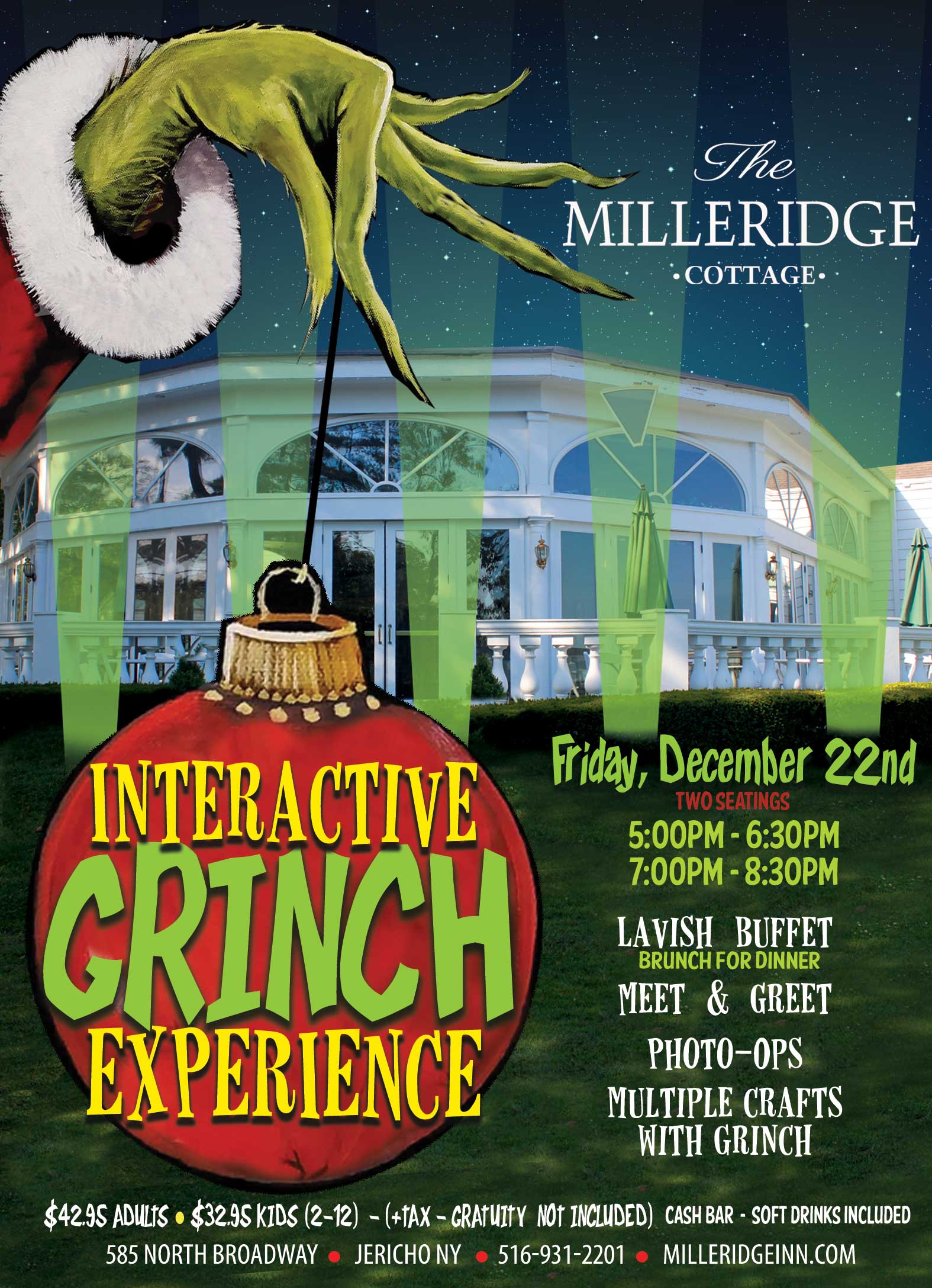 Interactive Grinch Experience at the Milleridge Inn