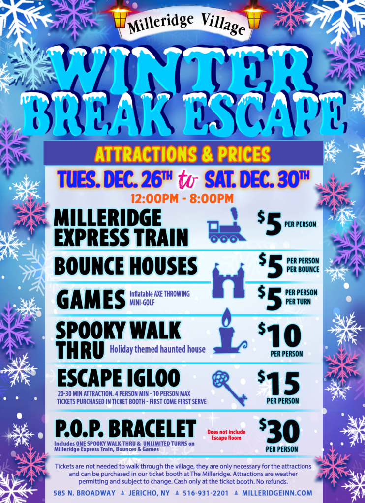 Winter Break Escape at the Milleridge